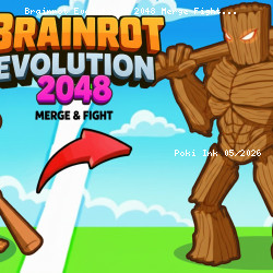 Brainrot Evolution: 2048 Merge Fight