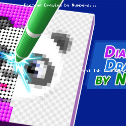 Diamond Drawing by Numbers