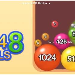 Crazy 2048 Balls