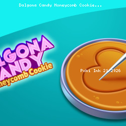 Dalgona Candy Honeycomb Cookie